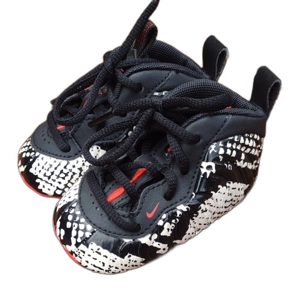 Nike Air Foamposite One 'Albino Snakeskin' Hi-Top Sneakers Size 2C
